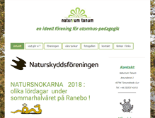 Tablet Screenshot of naturrum-tanum.se